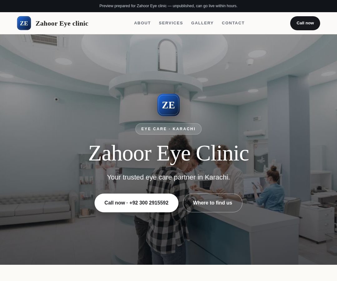 Zahoor Eye clinic