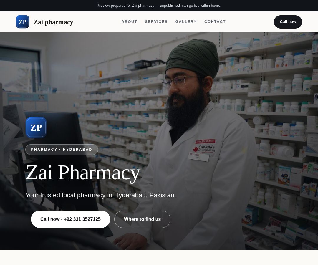 Zai pharmacy
