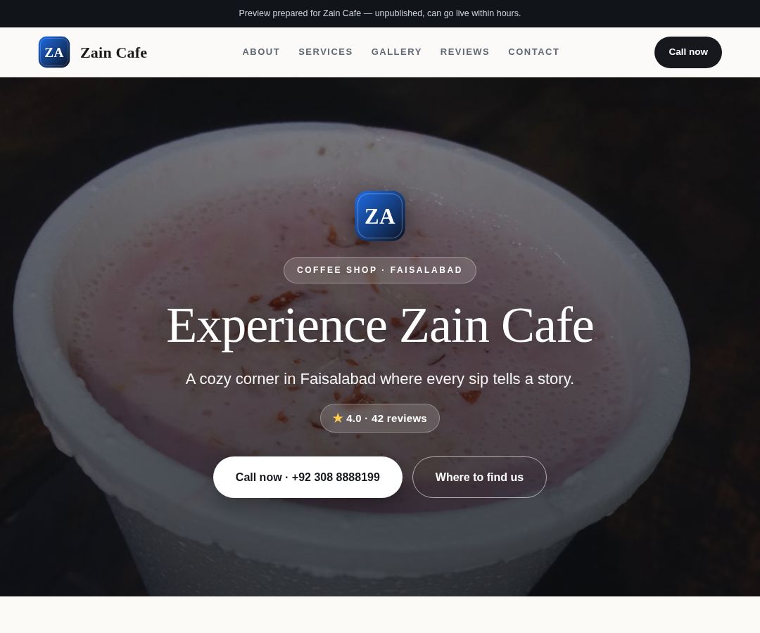 Zain Cafe