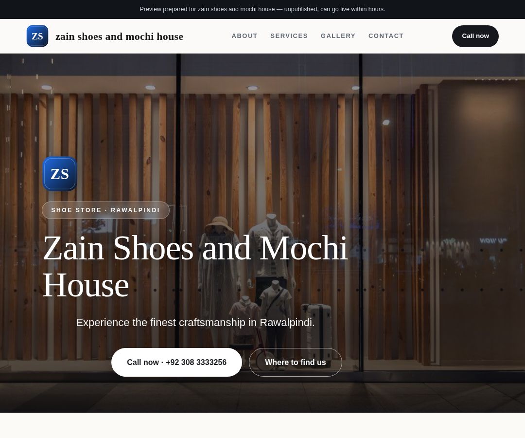 zain shoes and mochi house