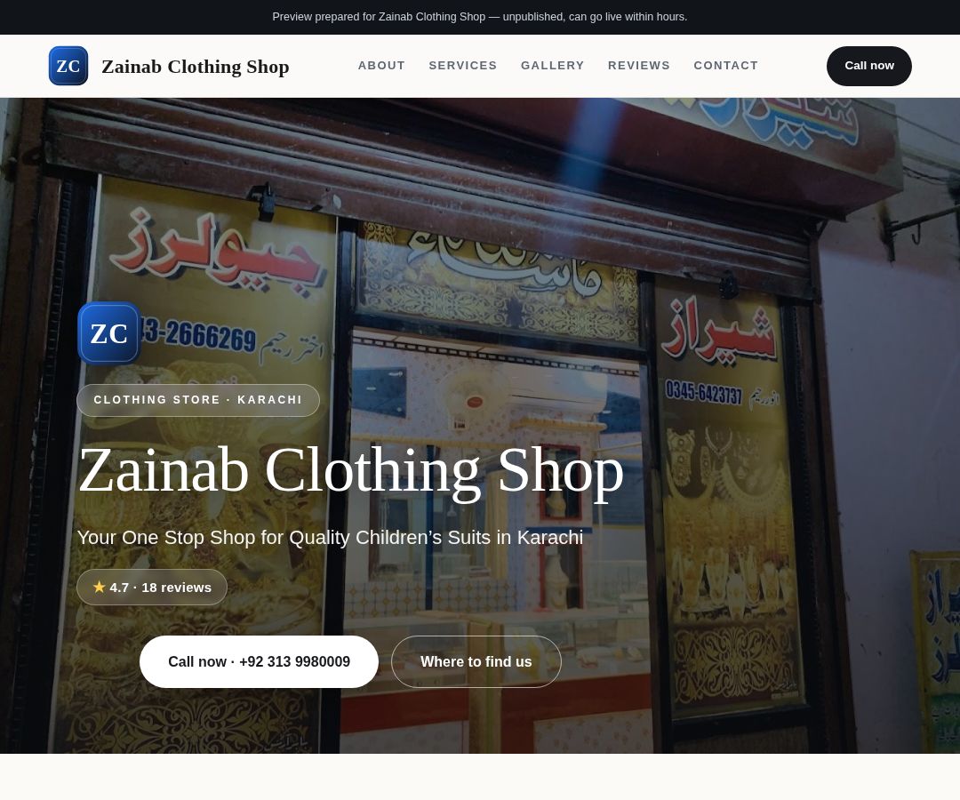 Zainab Clothing Shop