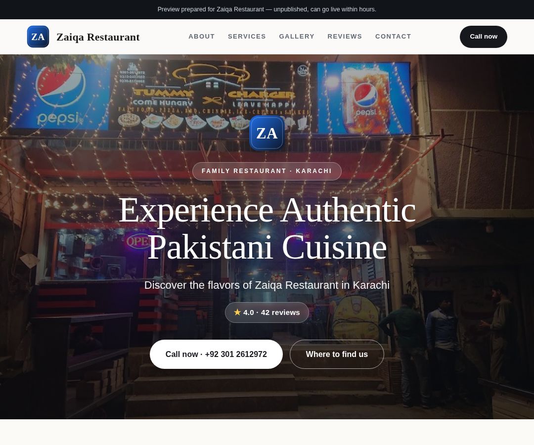 Zaiqa Restaurant