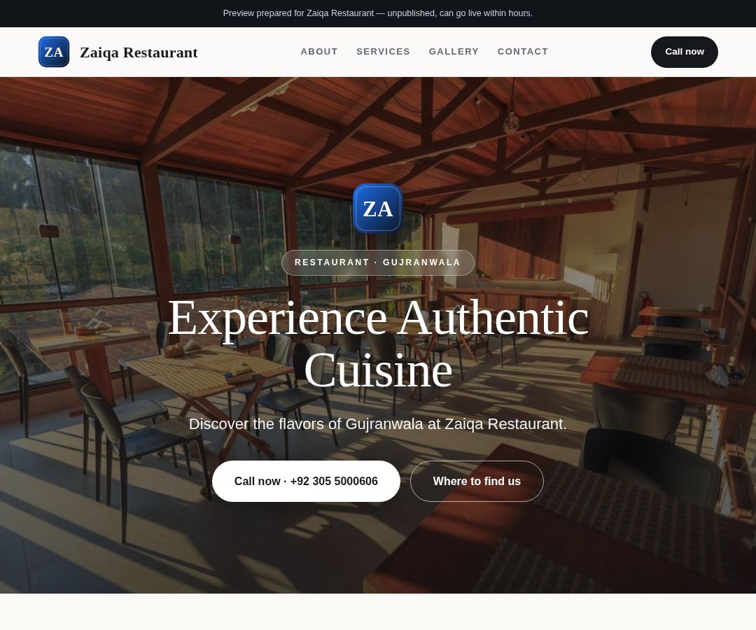 Zaiqa Restaurant