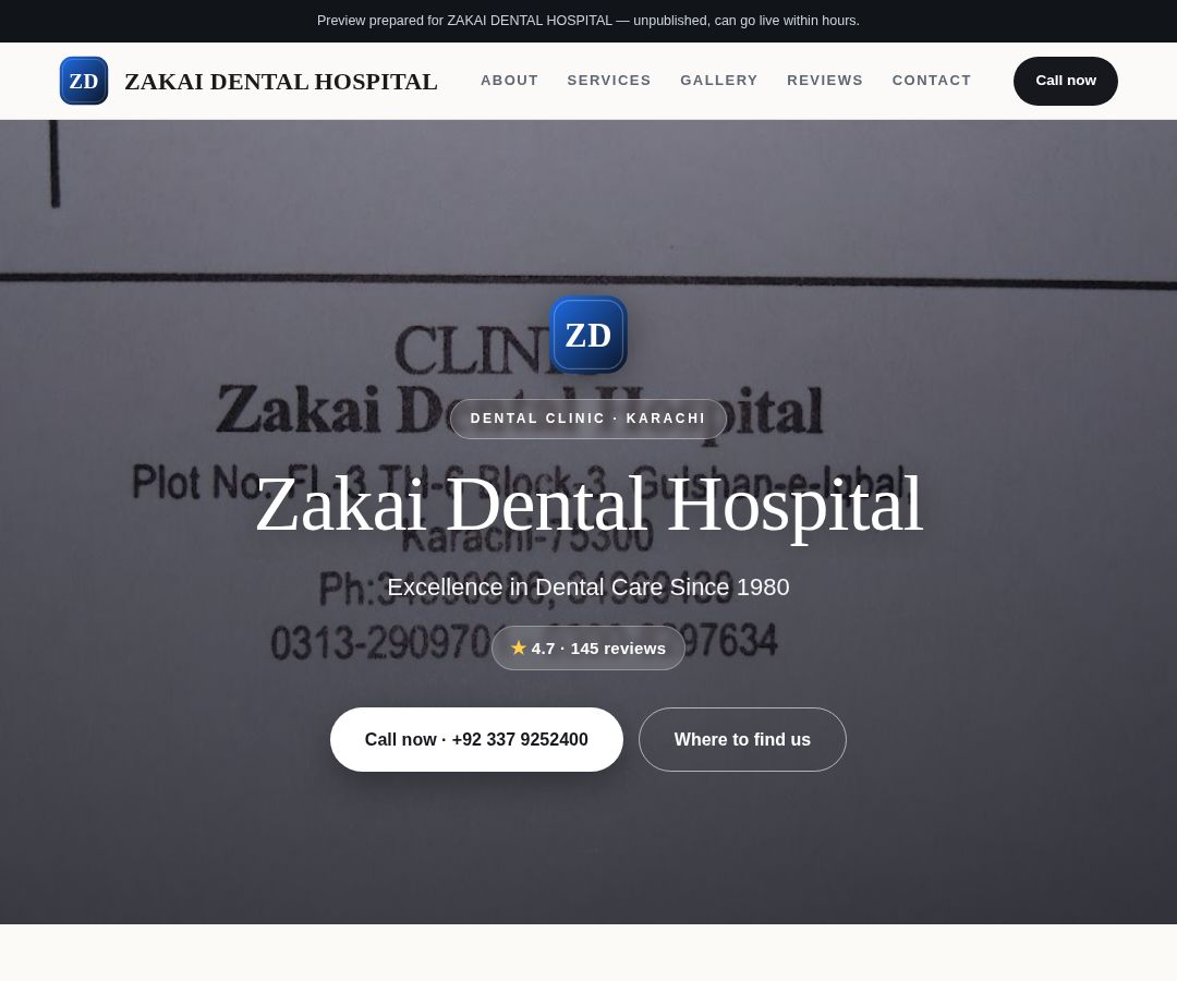 ZAKAI DENTAL HOSPITAL