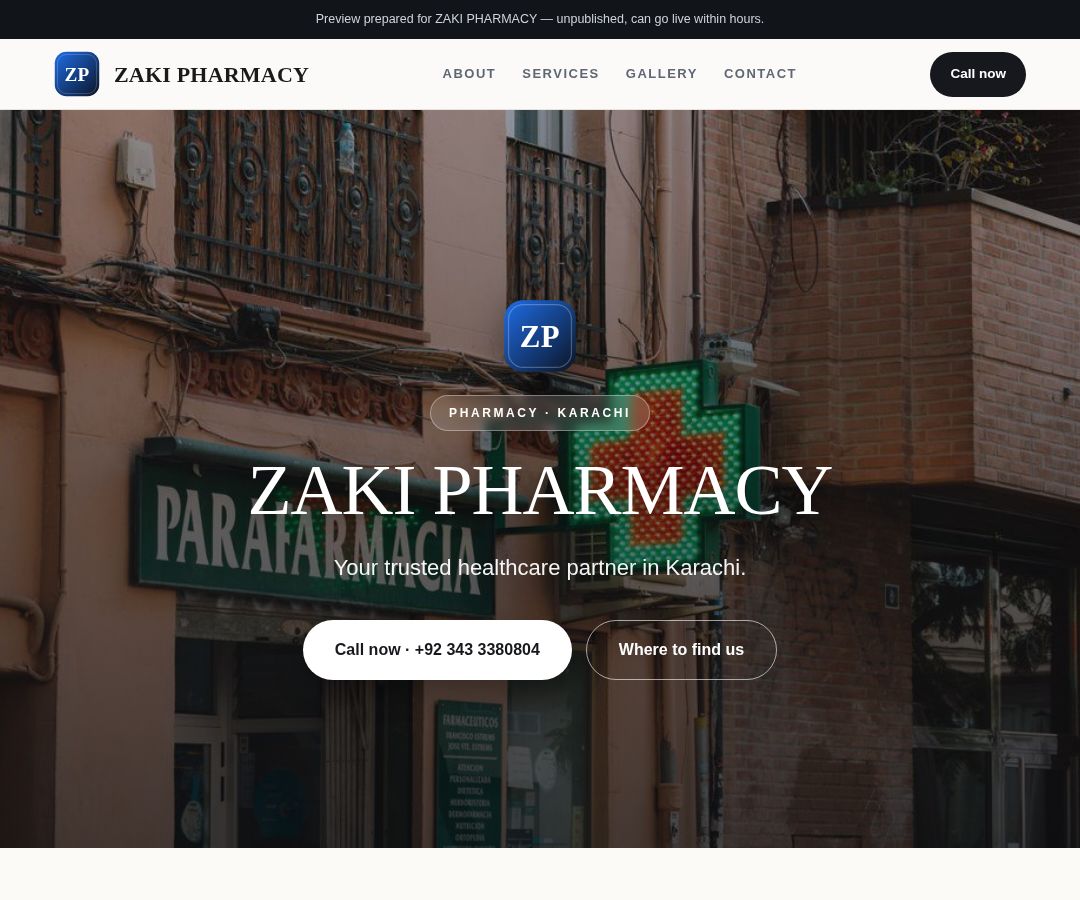 ZAKI PHARMACY