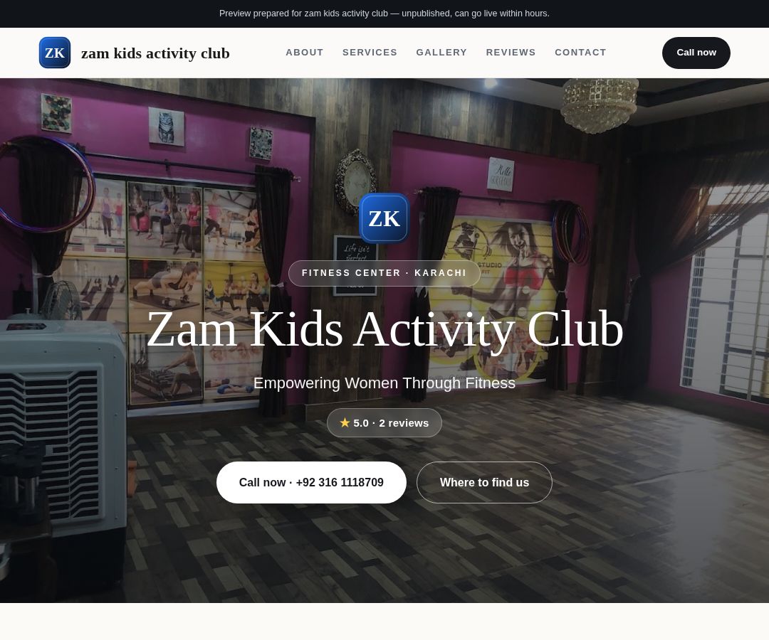 zam kids activity club