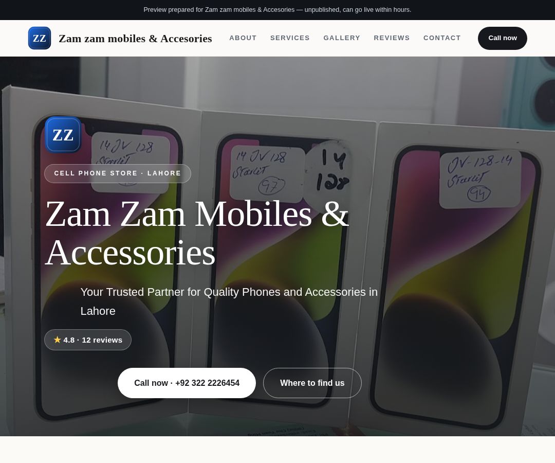 Zam zam mobiles & Accesories