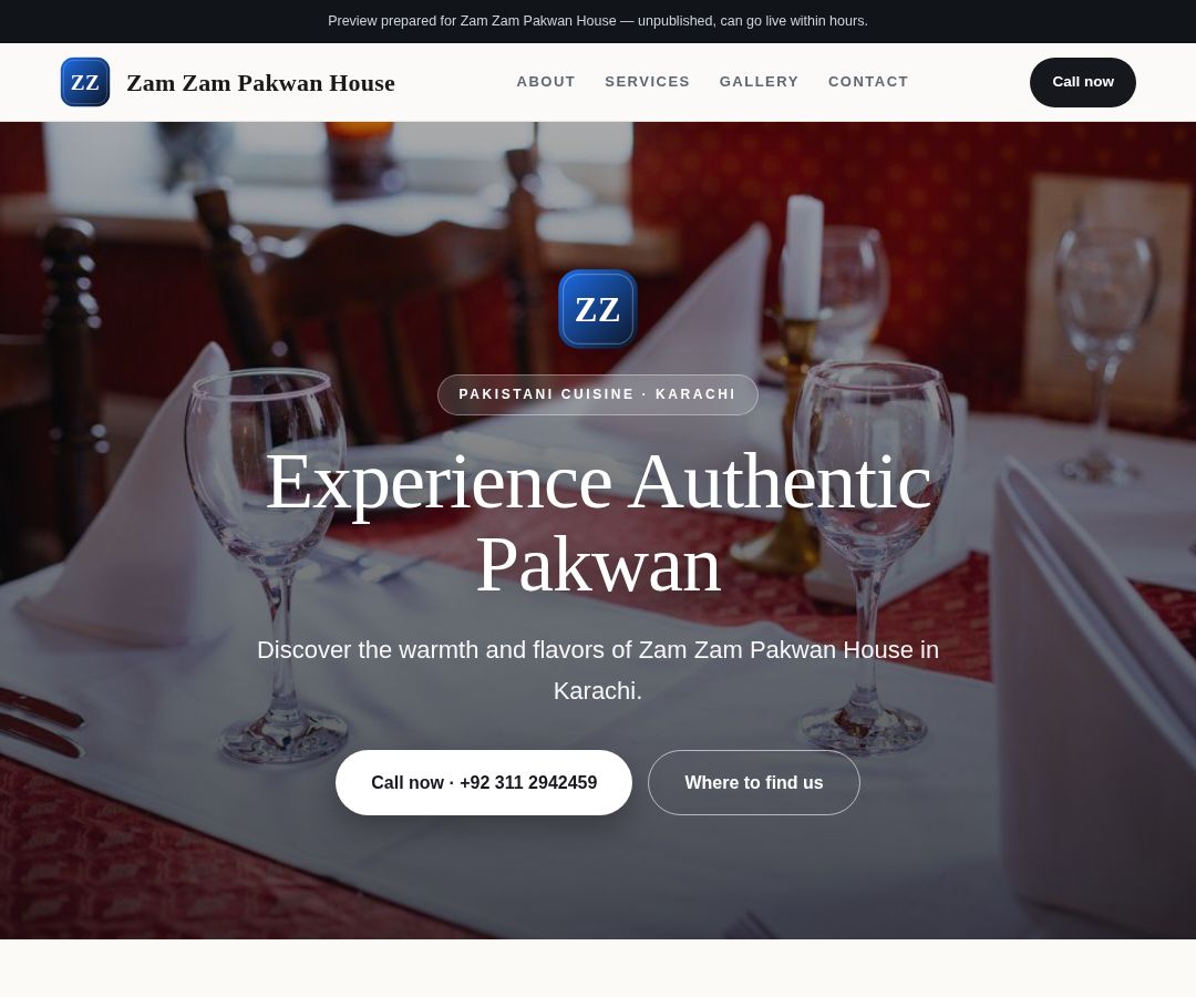 Zam Zam Pakwan House