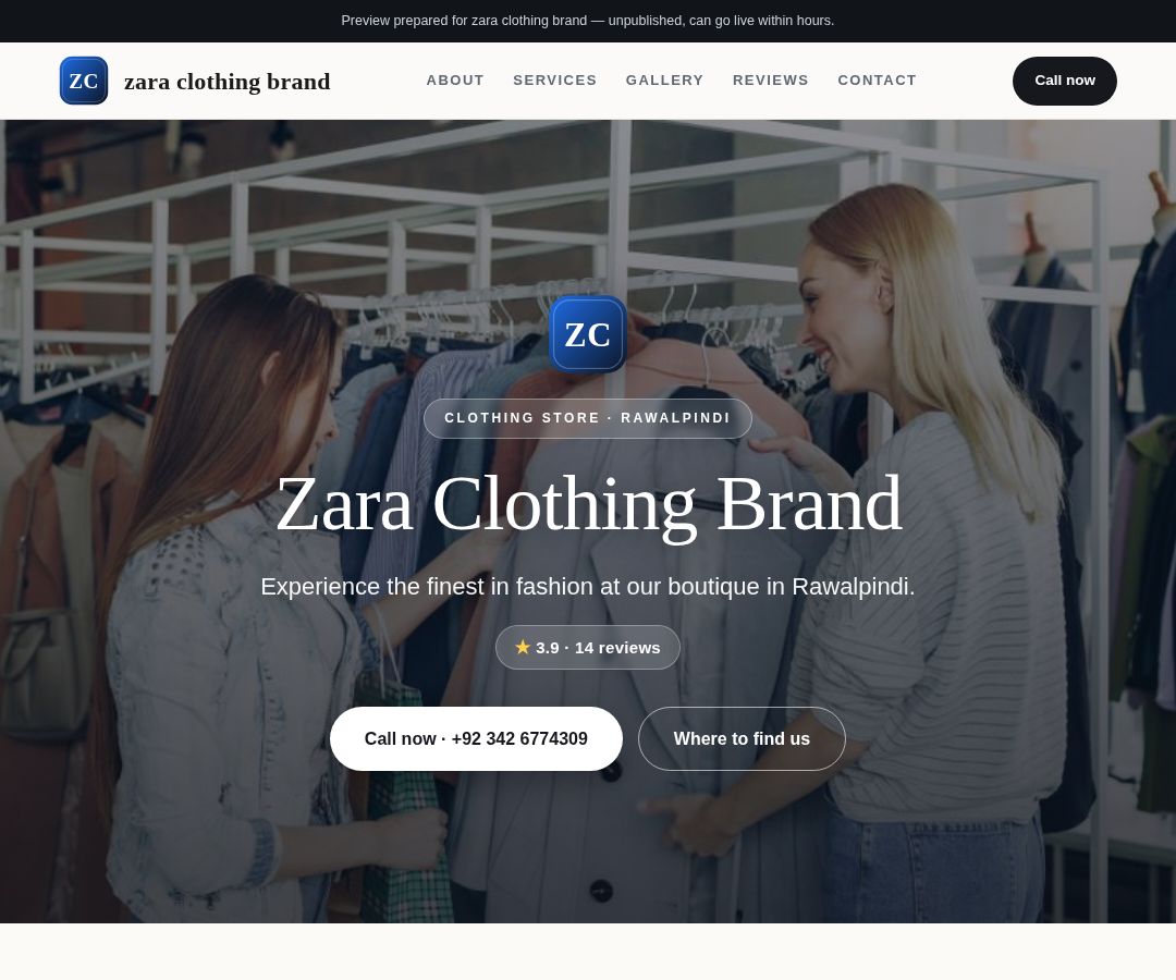 zara clothing brand