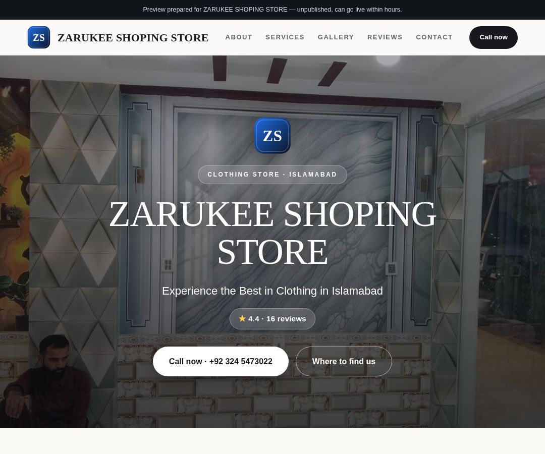 ZARUKEE SHOPING STORE