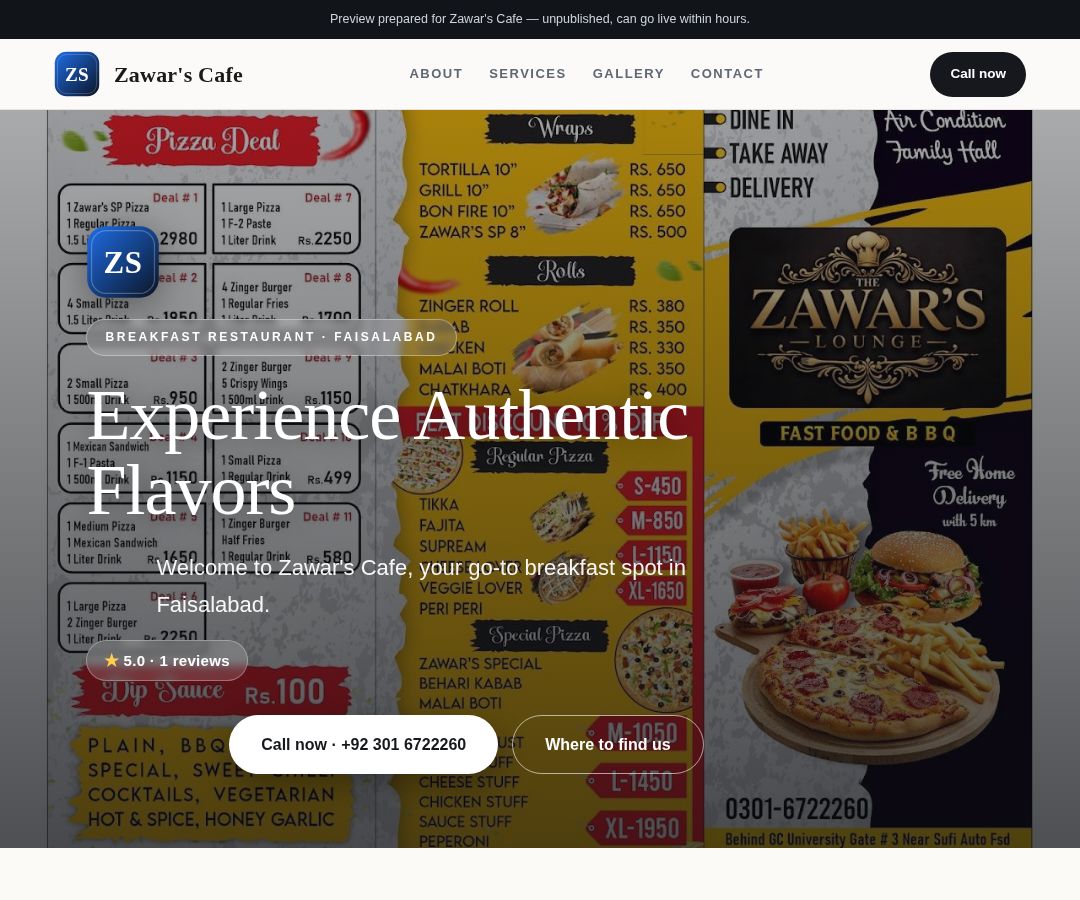 Zawar's Cafe