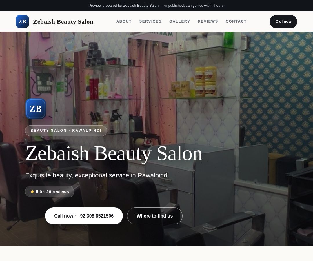Zebaish Beauty Salon