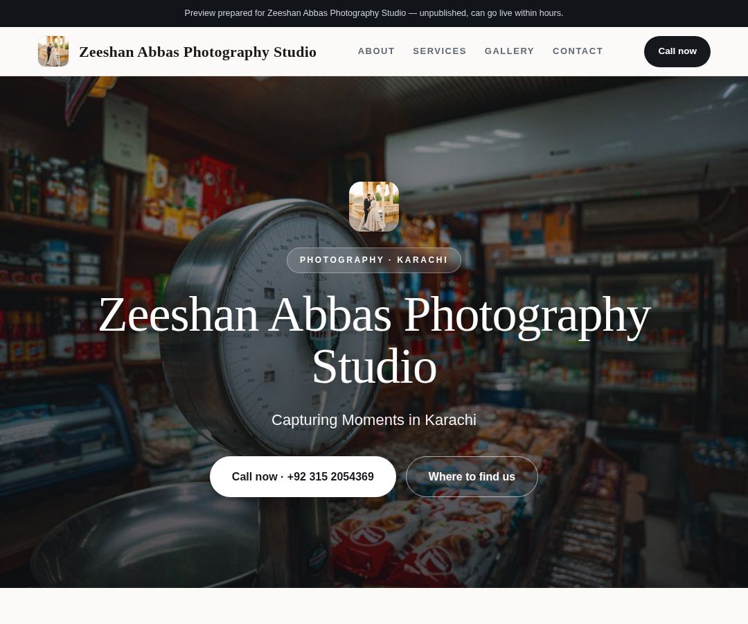 Zeeshan Abbas Photography Studio