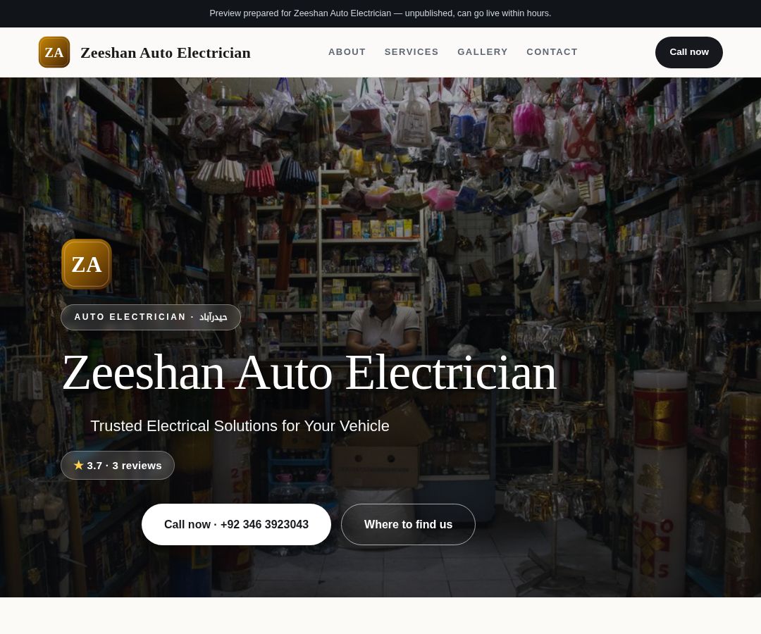 Zeeshan Auto Electrician