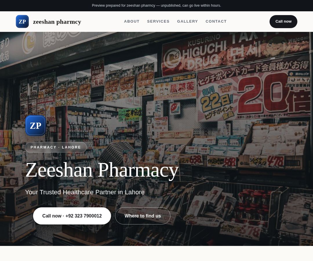 zeeshan pharmcy