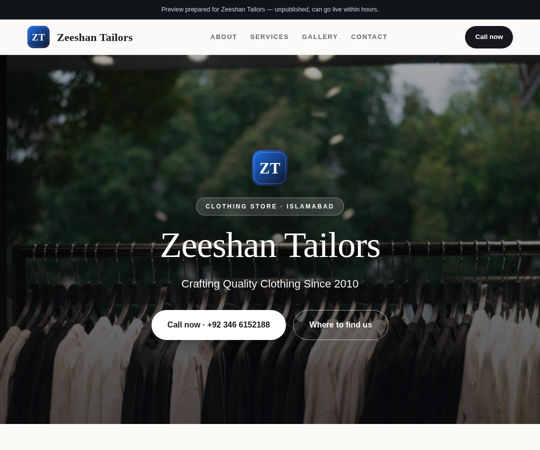 Zeeshan Tailors