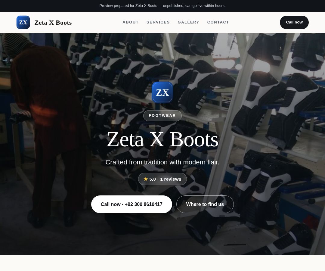 Zeta X Boots