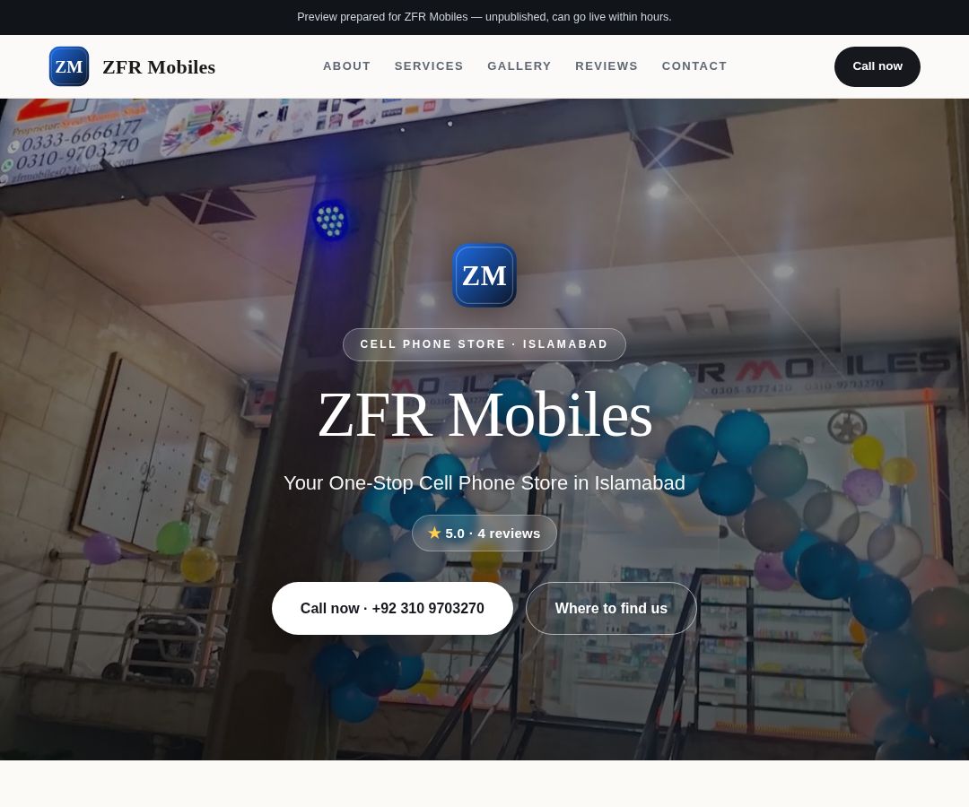 ZFR Mobiles