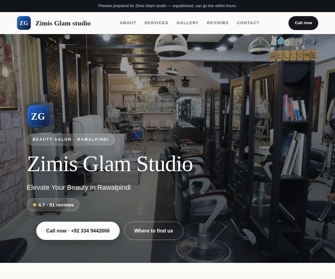 Zimis Glam studio