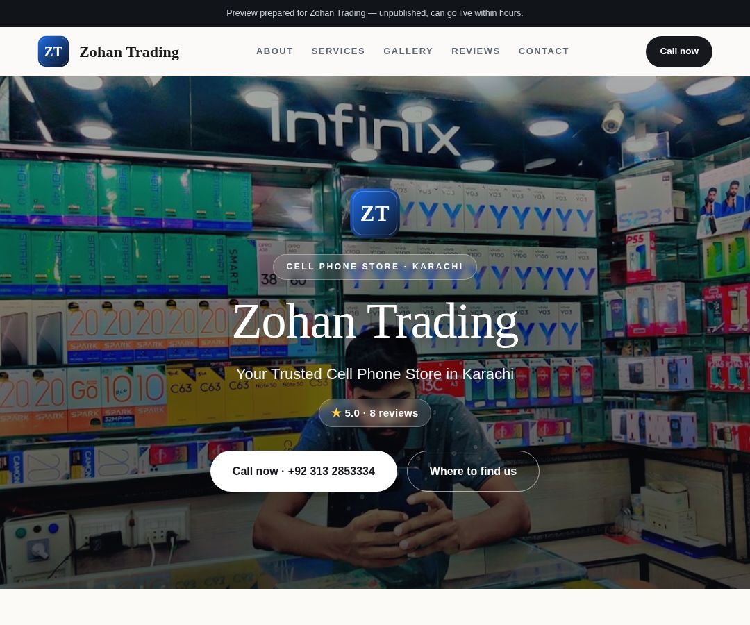 Zohan Trading