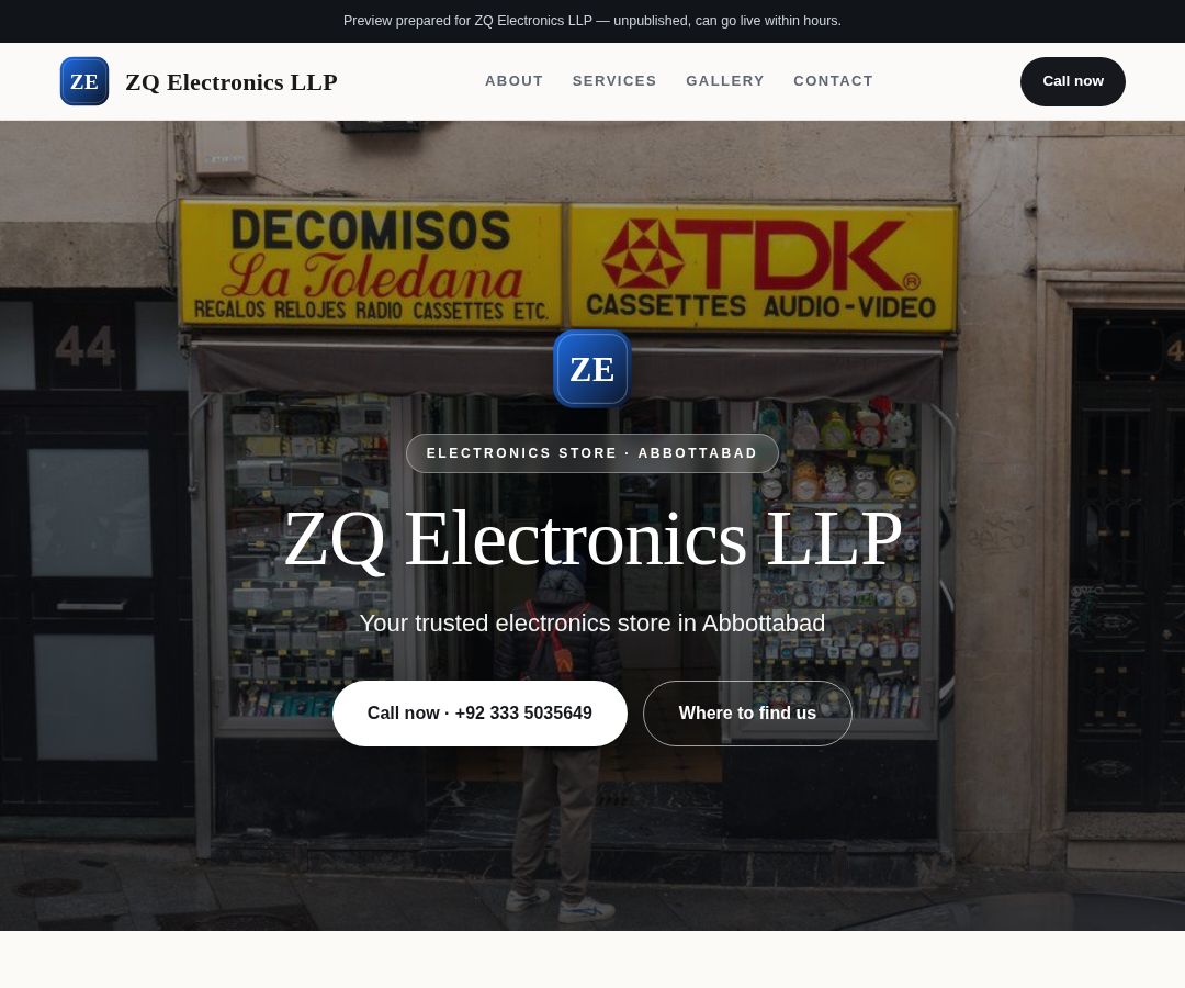 ZQ Electronics LLP