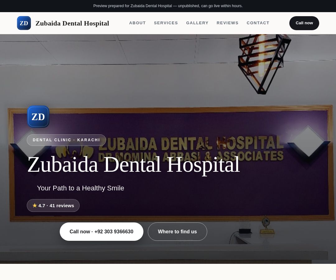 Zubaida Dental Hospital