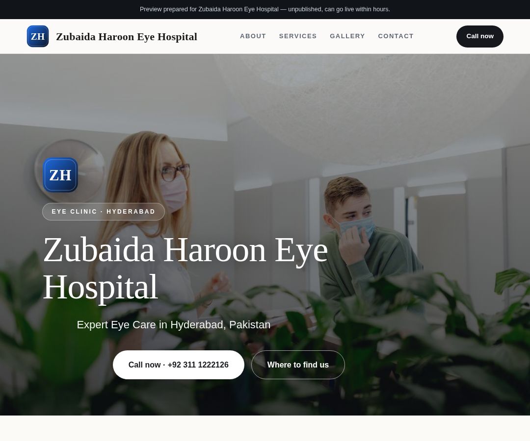 Zubaida Haroon Eye Hospital