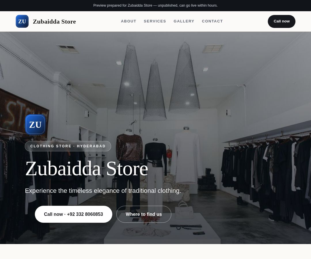 Zubaidda Store